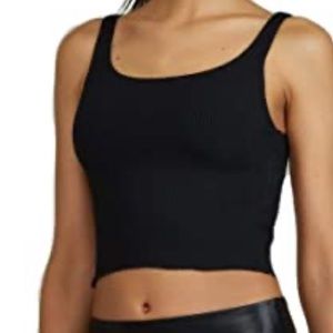 NWT Noli YOGA black Crop Rib Tank size XS